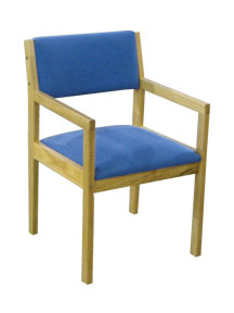 Metro Arm Chair w/Wood or Upholstered Seat & Back - Image 2