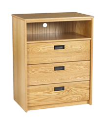 Nittany Media Chest with Drawers (2, 3 or 4) and Top Open Compartment - Image 2