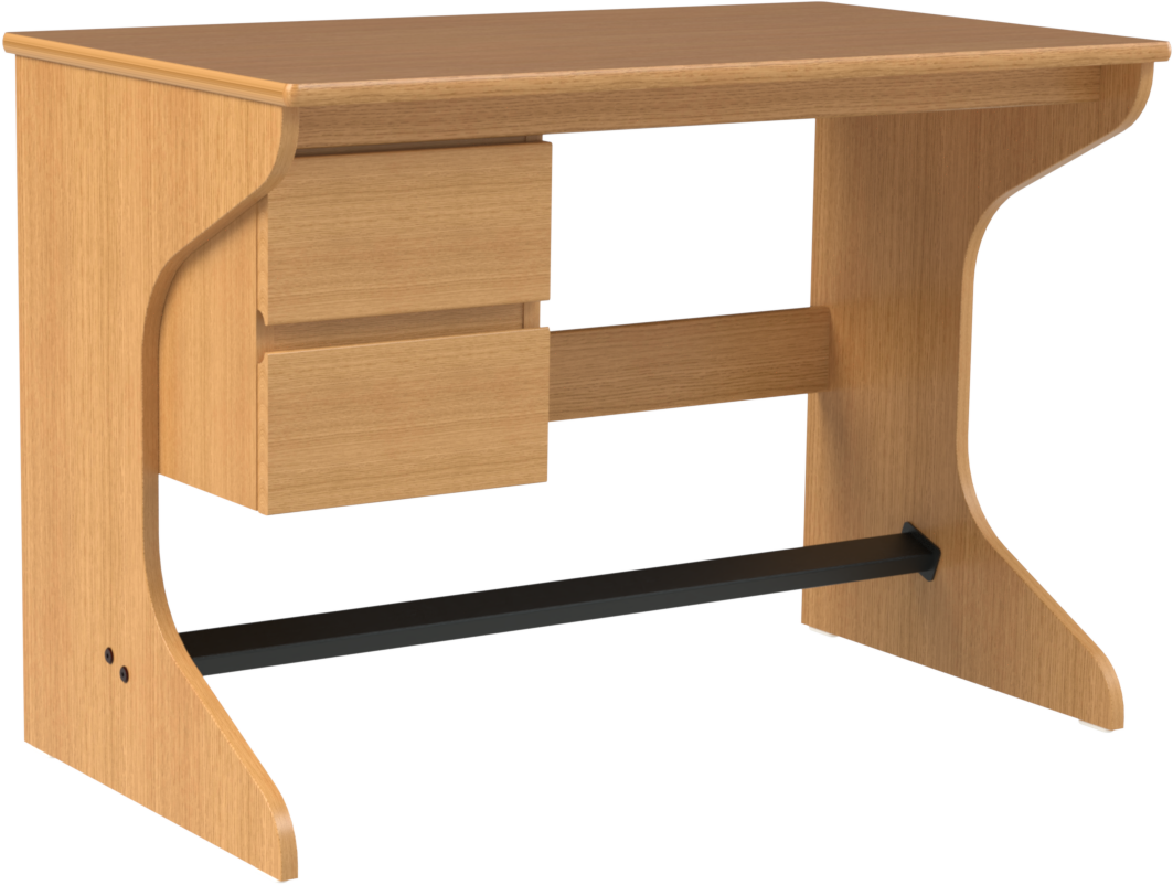 Nittany Cantilever Desk with Hanging Pedestal/Storage Options
