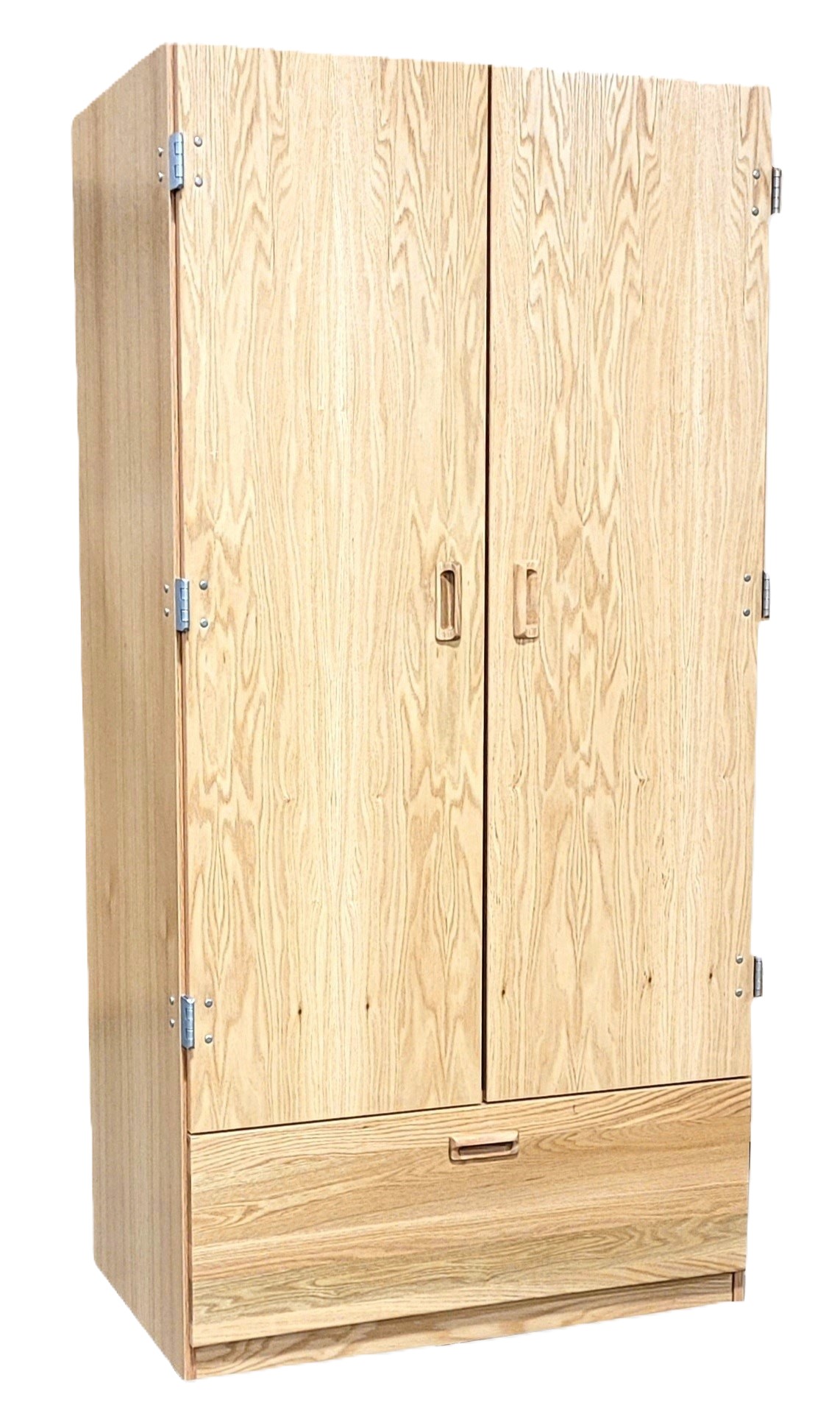 Nittany Double Door Wardrobe w/1 Bottom Drawer, Interior Shelf & Clothes Rod, 36"W, 72"H