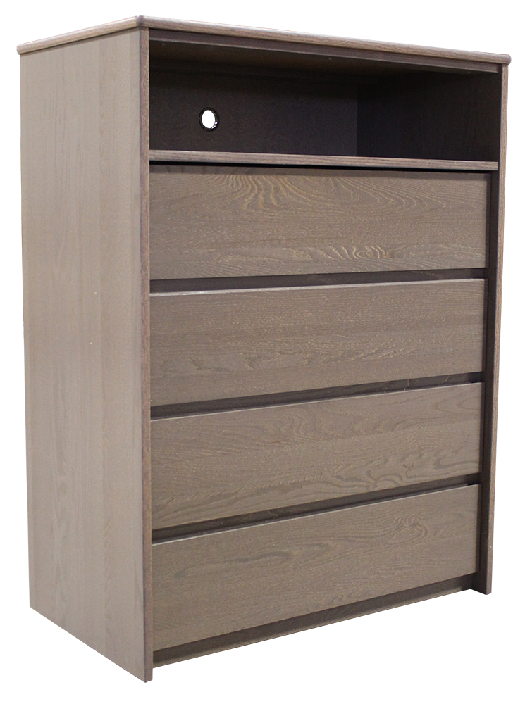 Nittany Media Chest with Drawers (2, 3 or 4) and Top Open Compartment