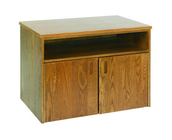 Nittany Media Stand w/2 Doors, Shelf Behind Doors & Top Shelf - Image 4