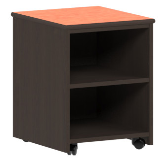Apollo Nightstand/Pedestal w/2 Storage Shelves - Image 2