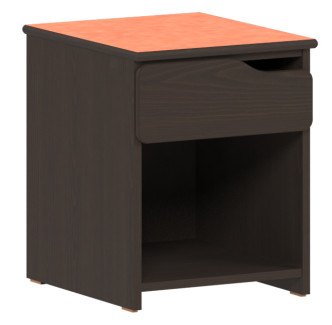 Apollo Nightstand/Pedestal w/Top Drawer & Storage Shelf