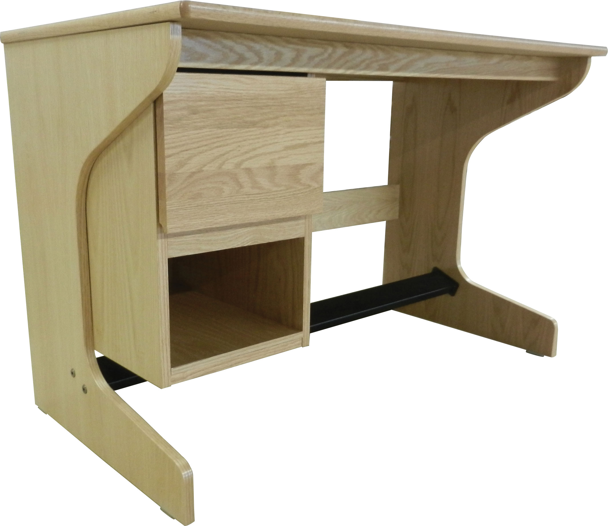 Nittany Cantilever Desk with Hanging Pedestal/Storage Options - Image 2
