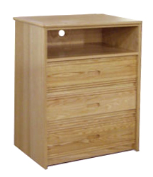 Nittany Media Chest with Drawers (2, 3 or 4) and Top Open Compartment - Image 3