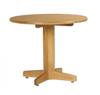 Wood Pedestal Base Tables - Multiple Options - Image 5