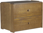 Shaker 2 Drawer Stackable Chest