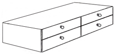 Shaker Under Bed Storage Drawers - Multiple Options Available - Image 2