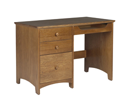Shaker Panel End Pedestal Desk - Multiple Options - Image 3