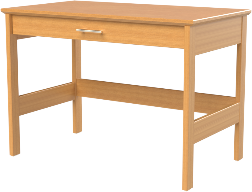 Shaker Open Leg Study Desk w/Pencil Drawer