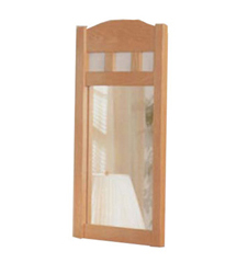 Shaker Pediment Top Mirror, 19"W x 45"H