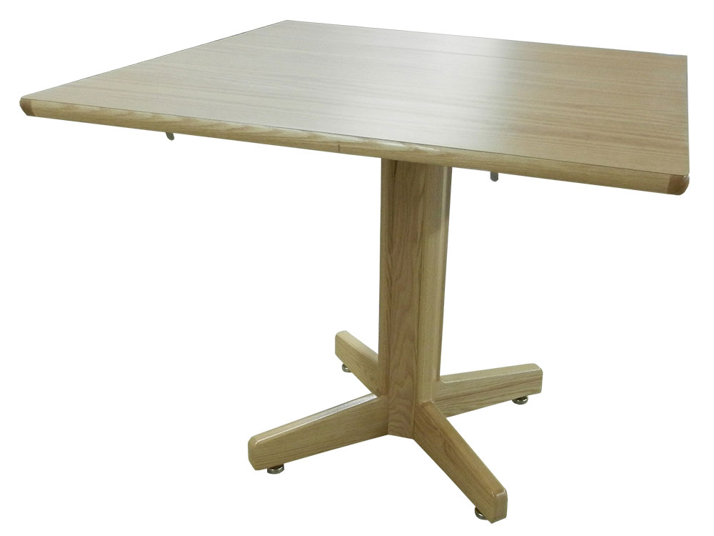 Wood Pedestal Base Tables - Multiple Options - Image 4