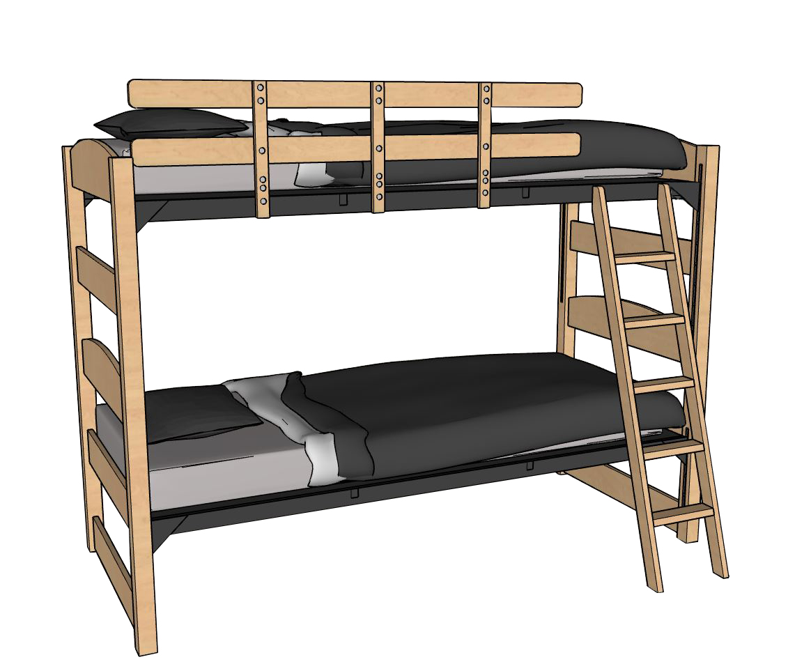 60"H Bunk Bed - Image 2