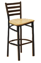Sedona Metal Stool w/Wood or Upholstered Seat, Various Heights - Image 3