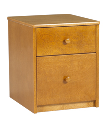 Shaker Pedestal w/1 Box & 1 File Drawer