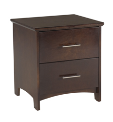 Shaker Nightstand w/2 Equal Size Drawers