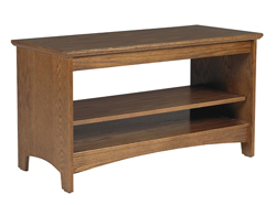 Shaker Media Stand w/2 Fixed Shelves