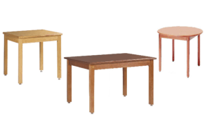Wood Leg Tables - Multiple Options