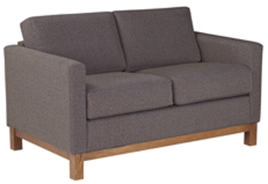 Chesterfield Settee with Wood or Metal Base - Image 2