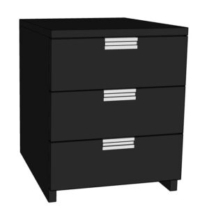 Urban Desk Pedestal with 3 Equal Drawers