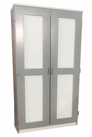 Urban Deluxe Double Door Wardrobe, Inset Panel Doors