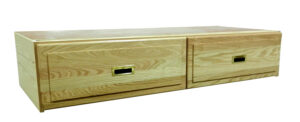 Woodcrest Side By Side Under Bed Storage Units Multiple Configurations