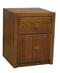 Woodcrest Desk Pedestal w/1 Box & 1 File Drawer