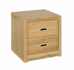 Woodcrest Nightstand w/2 Equal Size Drawers